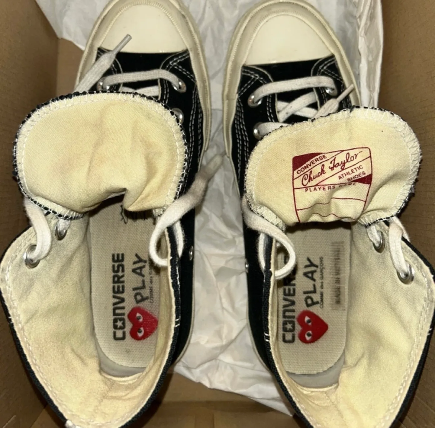 Converse x Comme des Garçons PLAY Chuck 70 High Top Sneakers image indicator(7)