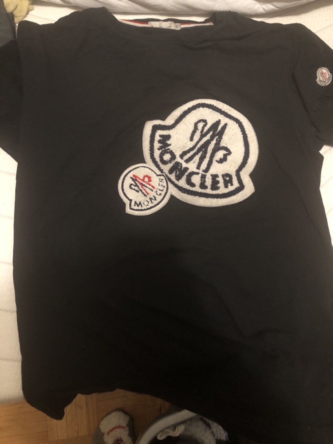 Moncler Black T-Shirt 3XL