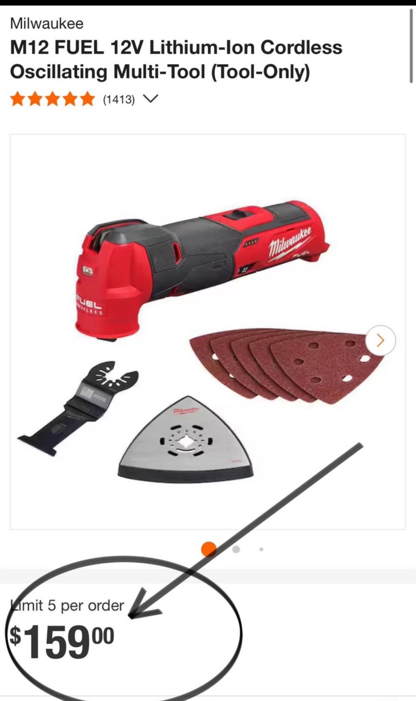 Milwaukee M12 FUEL 12V Oscillating Multi-Tool