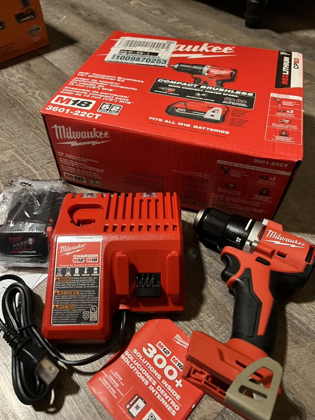 Milwaukee M18 1/2" Compact Brushless Drill Kit (NEW) - photo 3