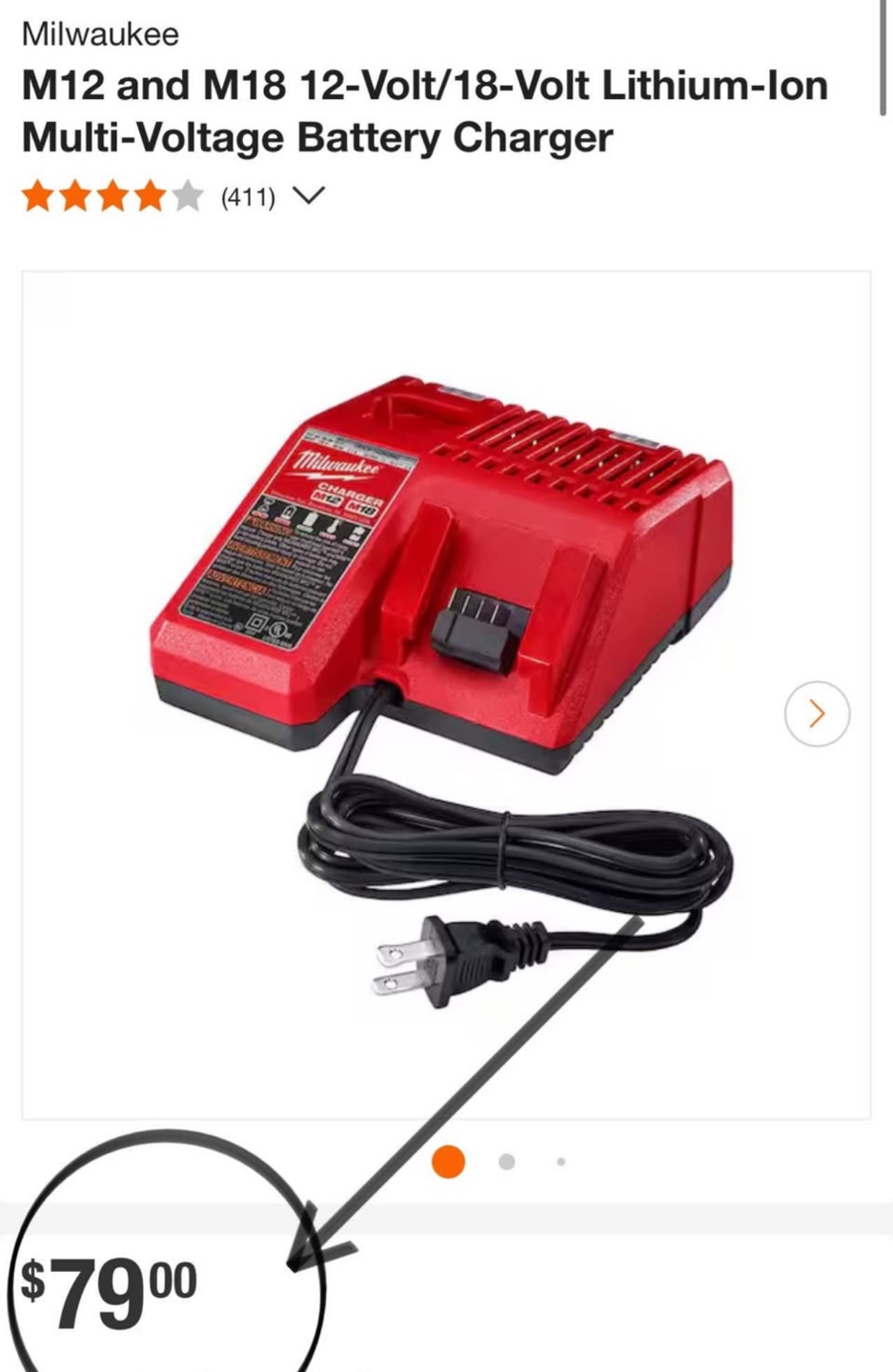 Milwaukee M18 Battery Pack (2-Pack) with Charger and Bag - photo 5