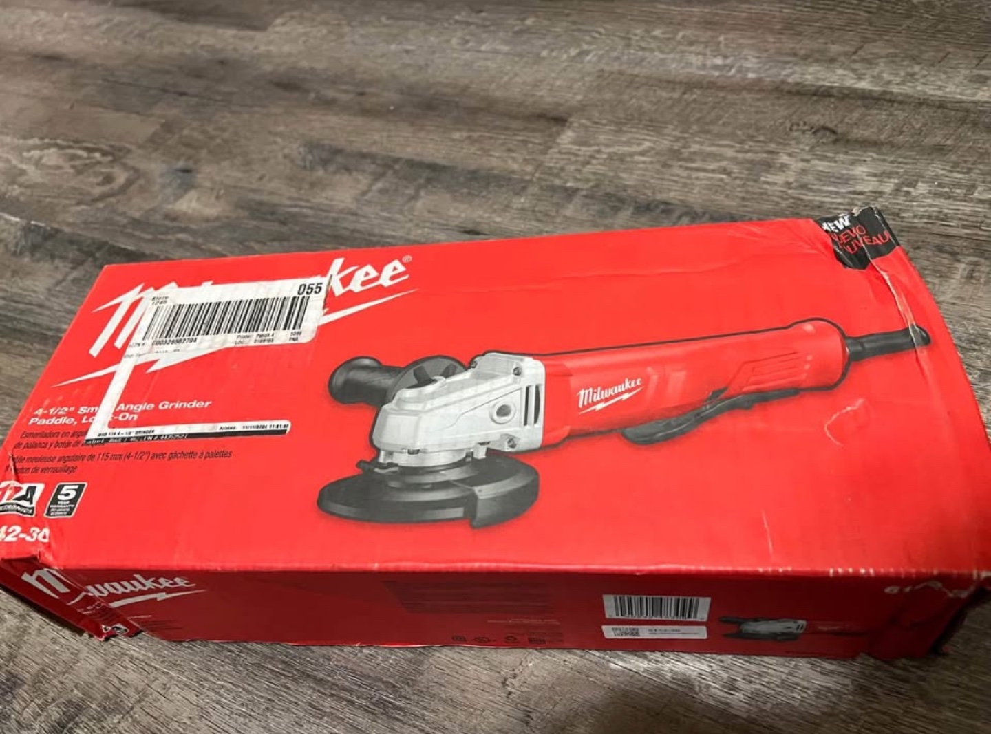 Milwaukee 4-1/2 in. Small Angle Grinder with Lock-On - photo 3