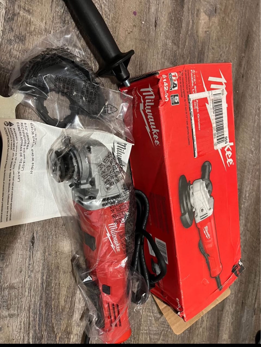 Milwaukee 4-1/2 in. Small Angle Grinder with Lock-On - photo 2