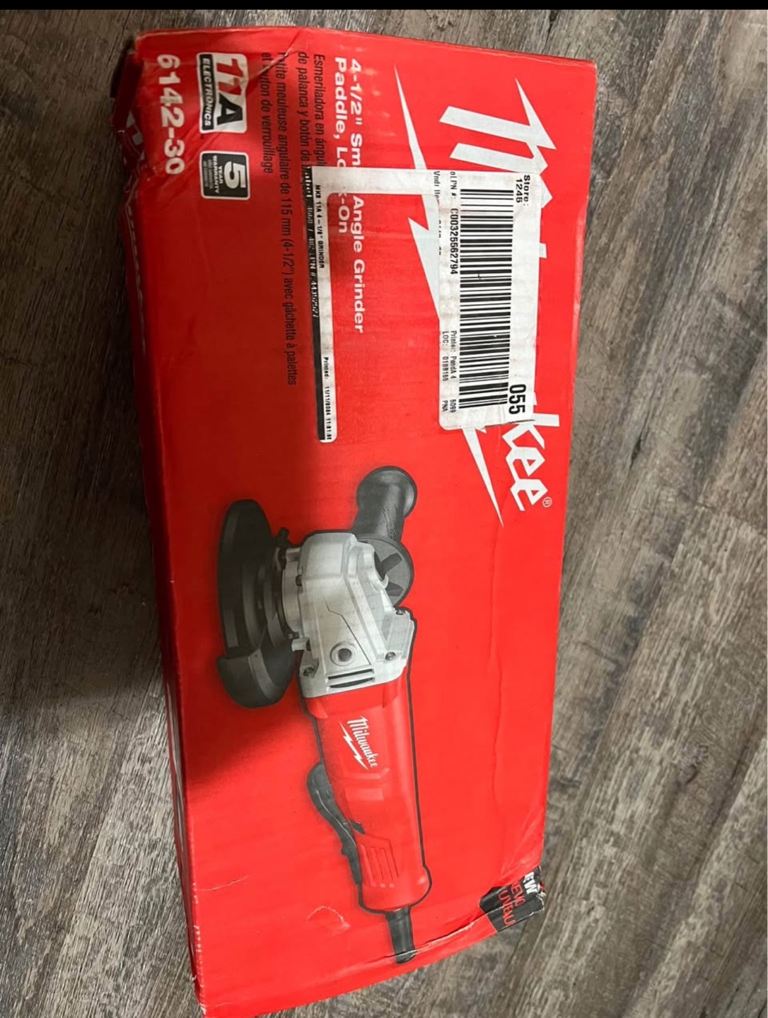 Milwaukee 4-1/2 in. Small Angle Grinder with Lock-On - photo 4
