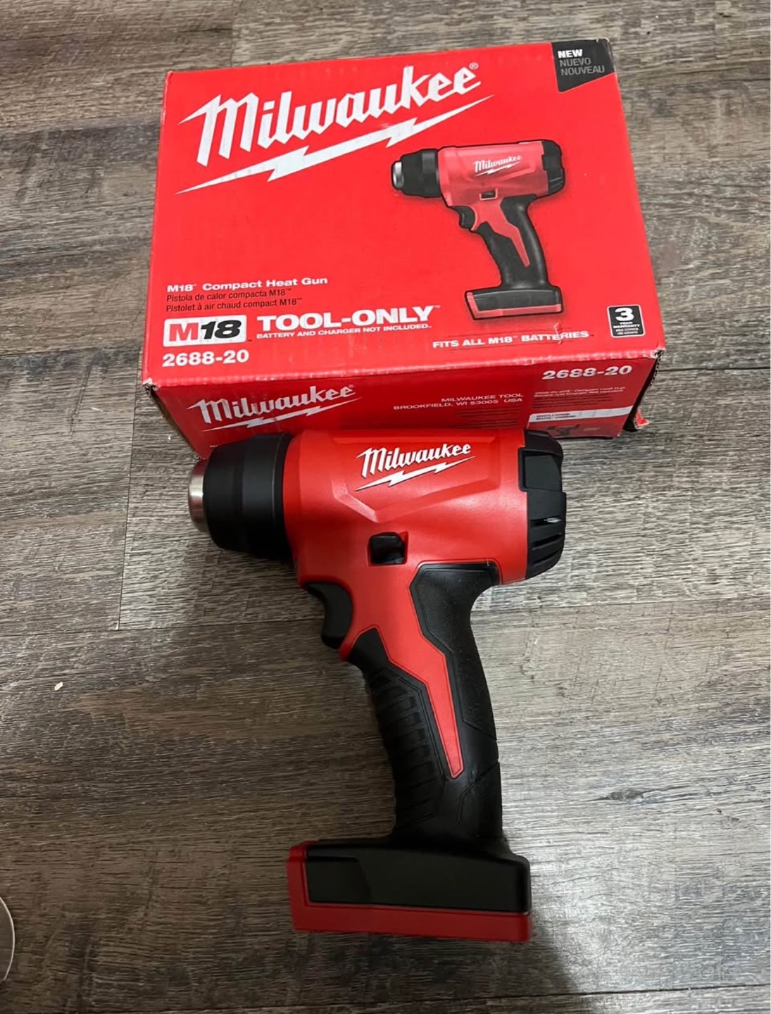 Milwaukee M18 18V Compact Heat Gun (Tool-Only) - photo 5