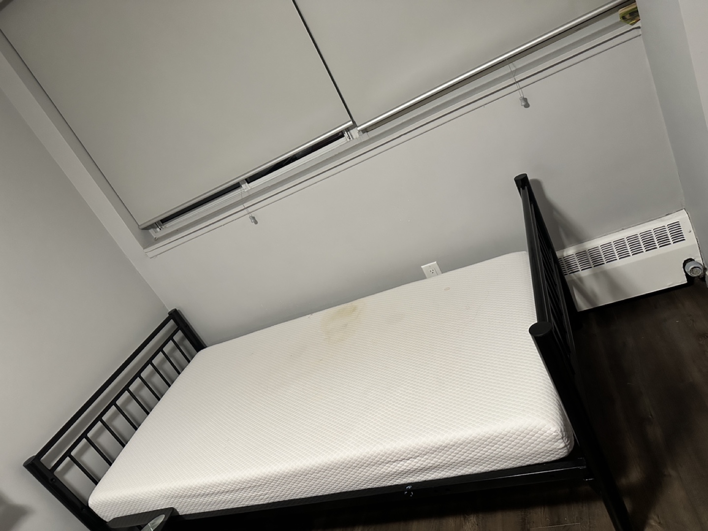 Black Metal Twin-Size Bed Frame - photo 2