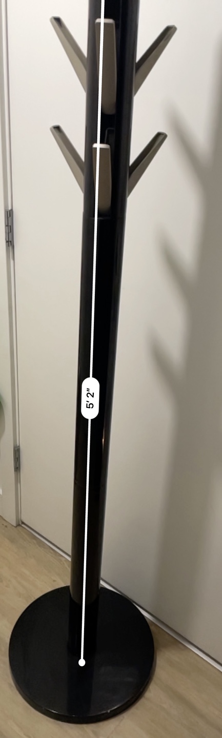 Modern Black Coat Stand/Hall Tree - photo 2