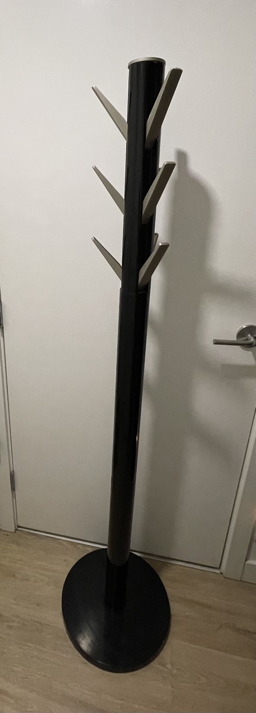 Modern Black Coat Stand/Hall Tree - photo 3