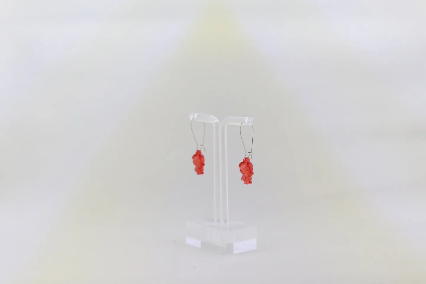 Cute Red Hello Kitty Dangle Earrings image indicator(3)