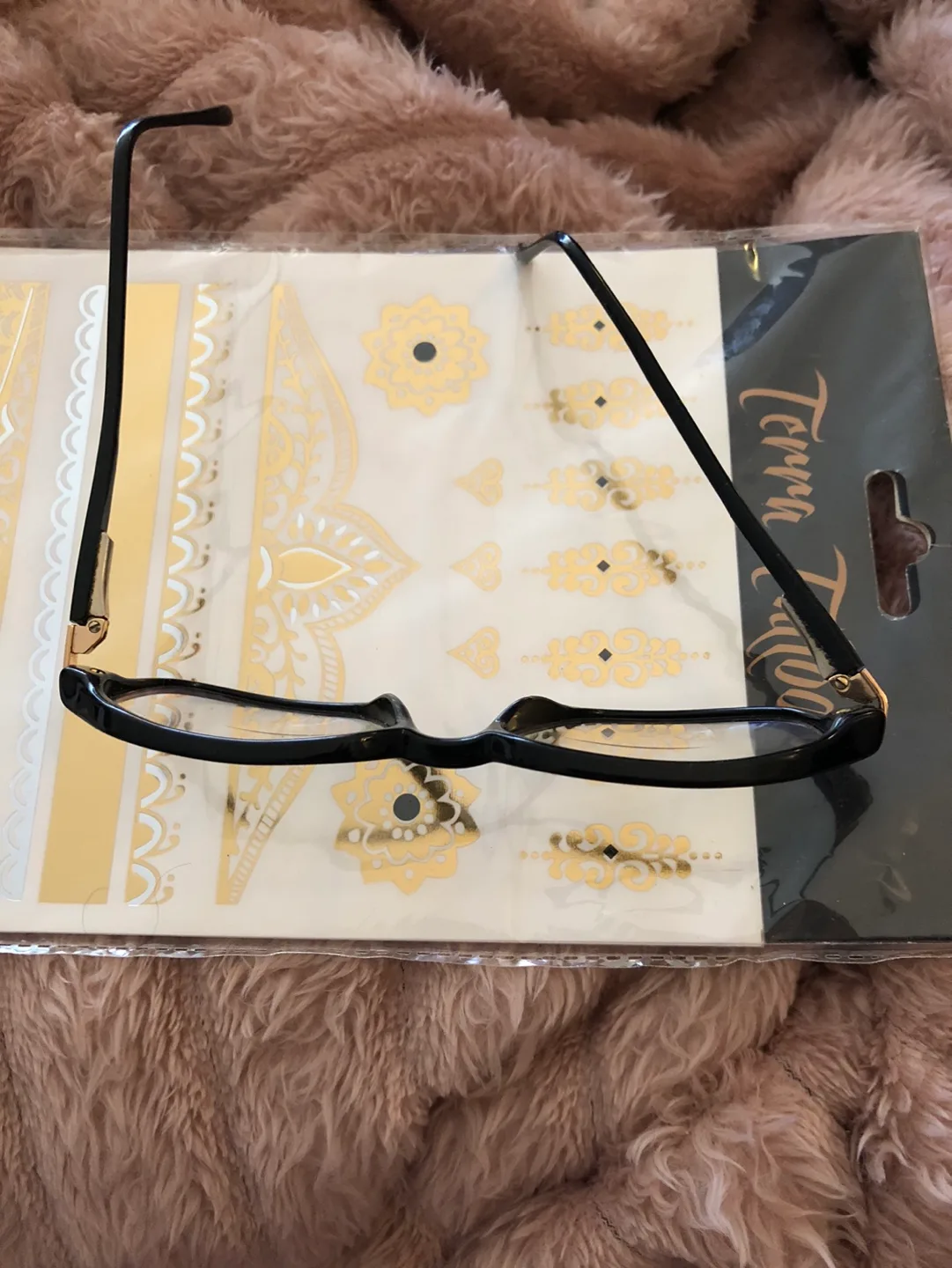 Black Rectangle Prescription Eyeglasses image indicator(2)