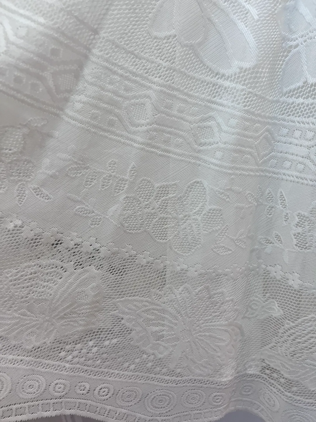 White Lace Midi Skirt Dior inspired image indicator(2)