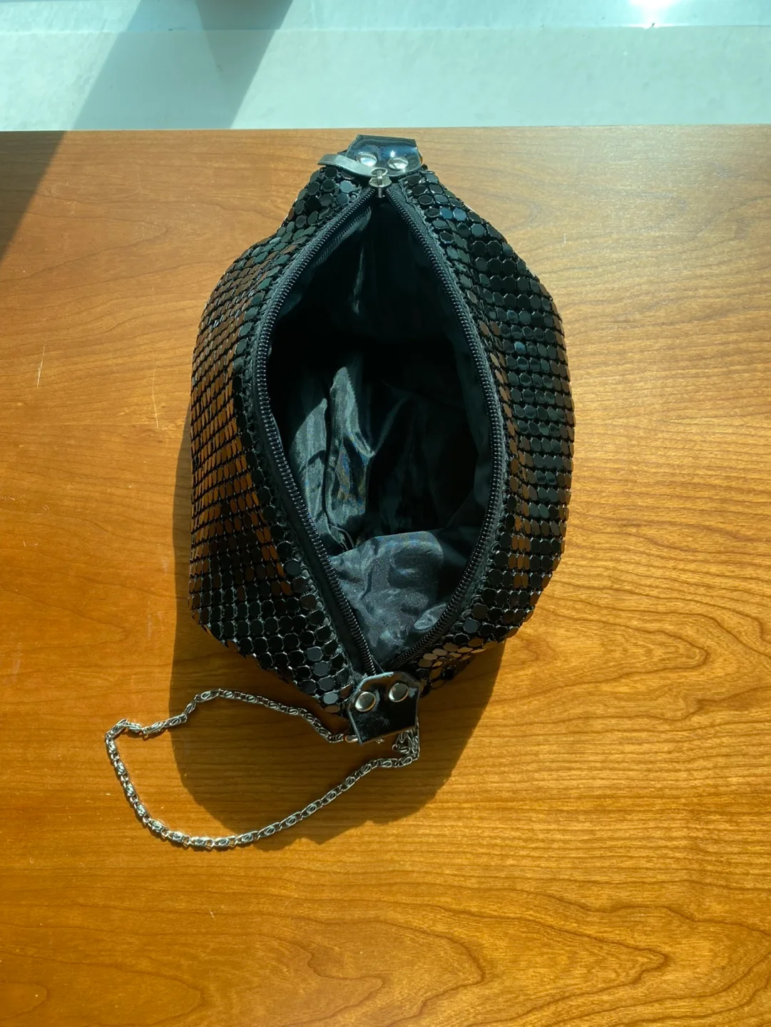 Black Chain Bag - Metallic Sequin Crossbody image indicator(2)