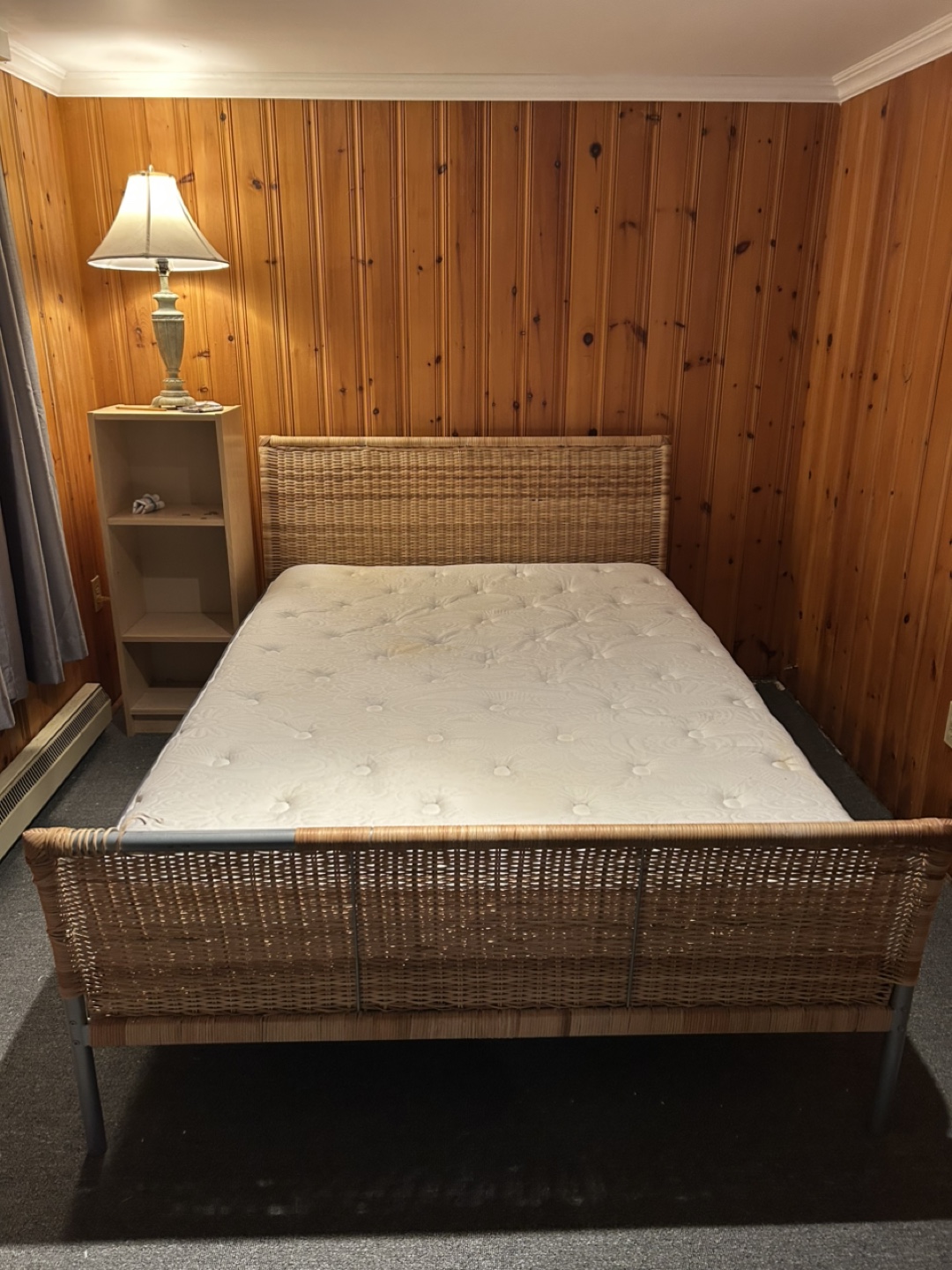 Double Rattan Bed Frame