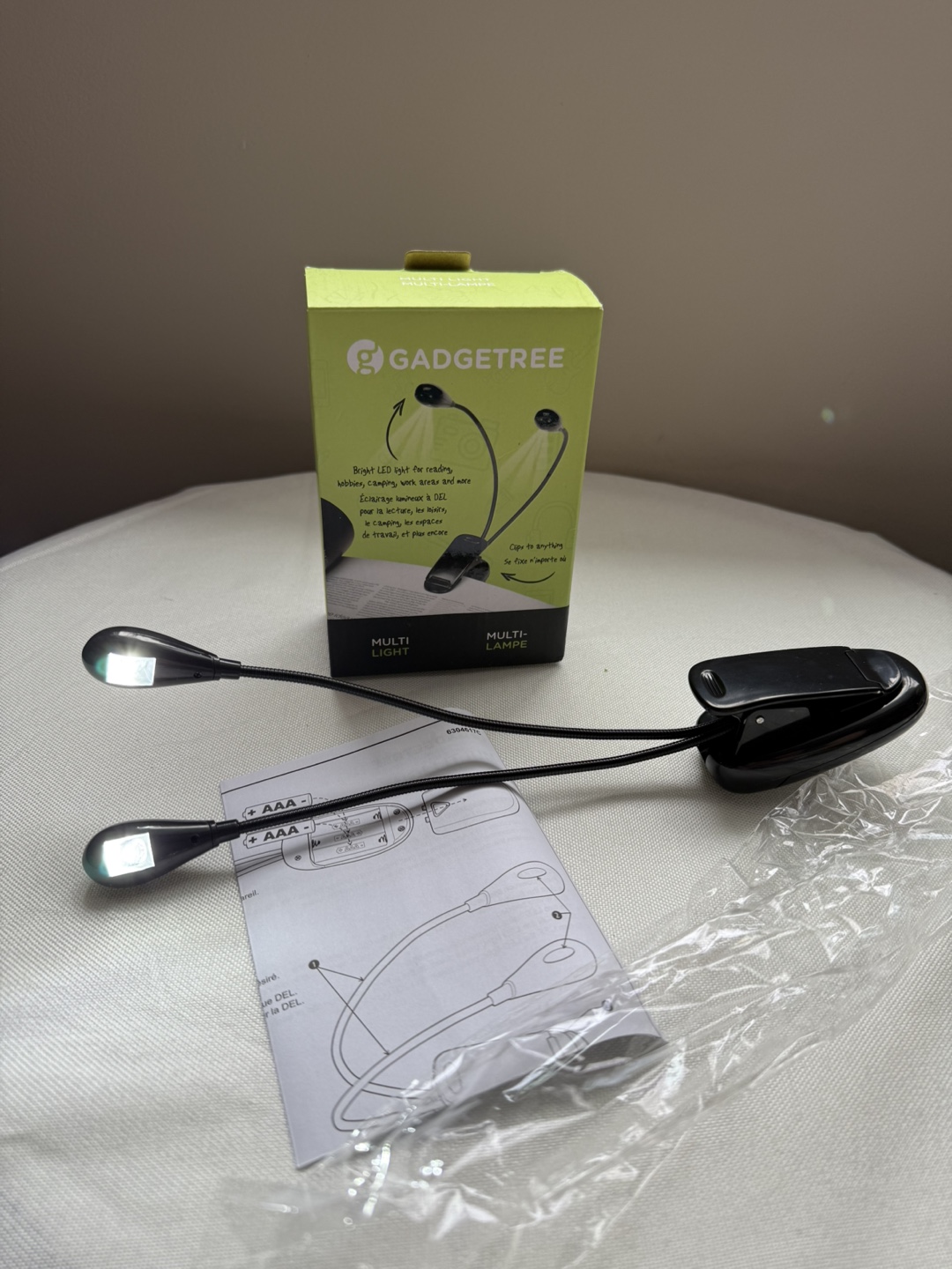 Gadgetree Multi-Light Book Light Clip Lamp