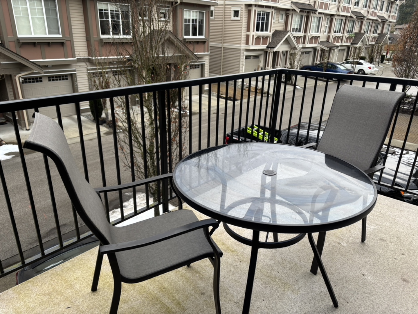 Balcony Patio Set - Table and Two Chairs