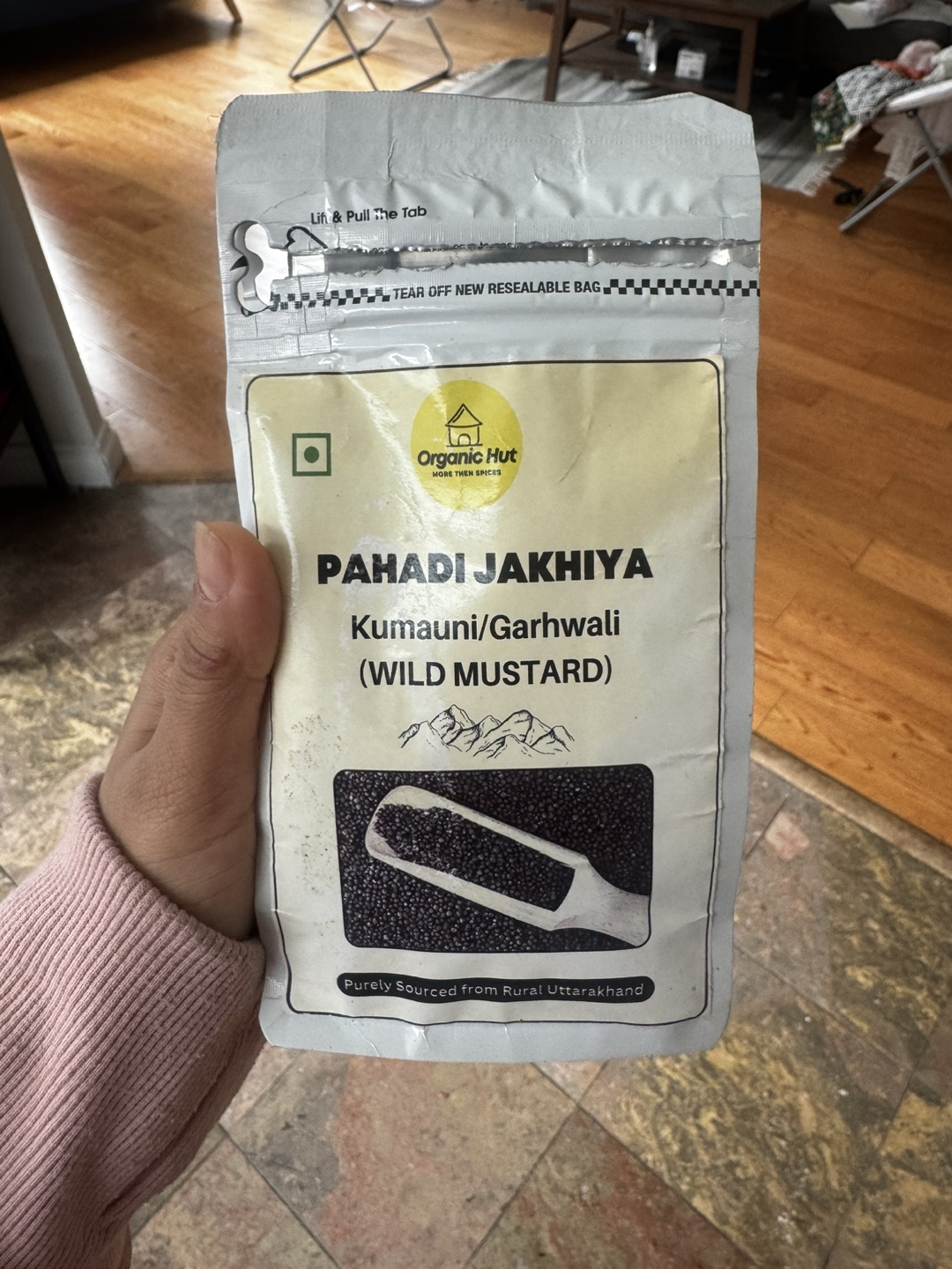 Organic Hut Pahadi Jakhiya Kumauni/Garhwali Wild Mustard
