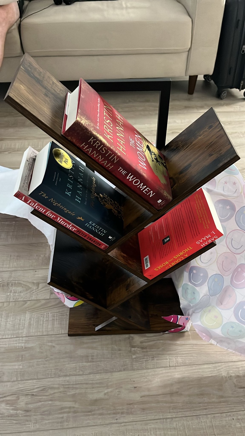 Modern Wooden Book Stand