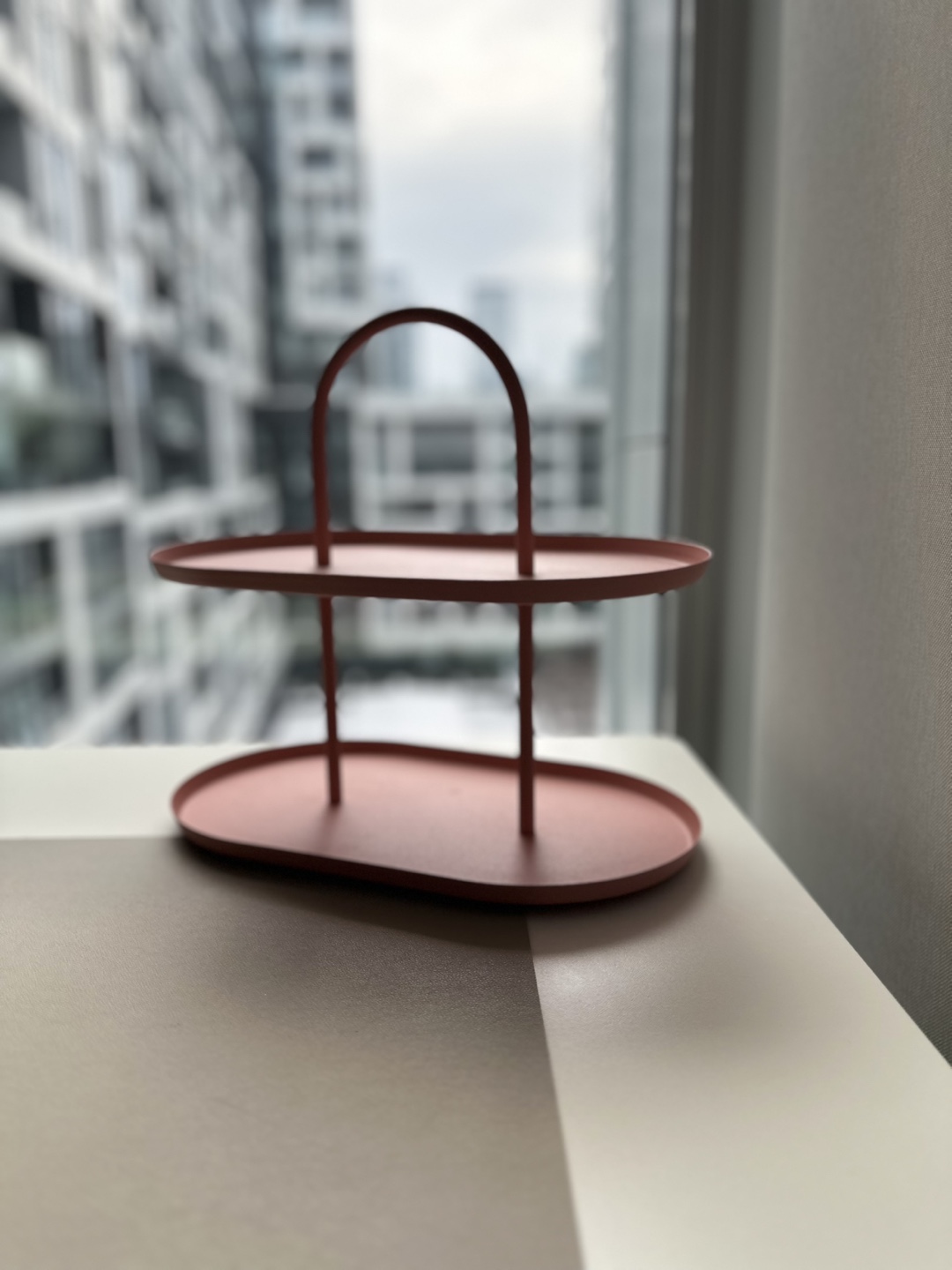 ASAP SOMMARÖGA Serving stand, two tiers, pink - photo 3