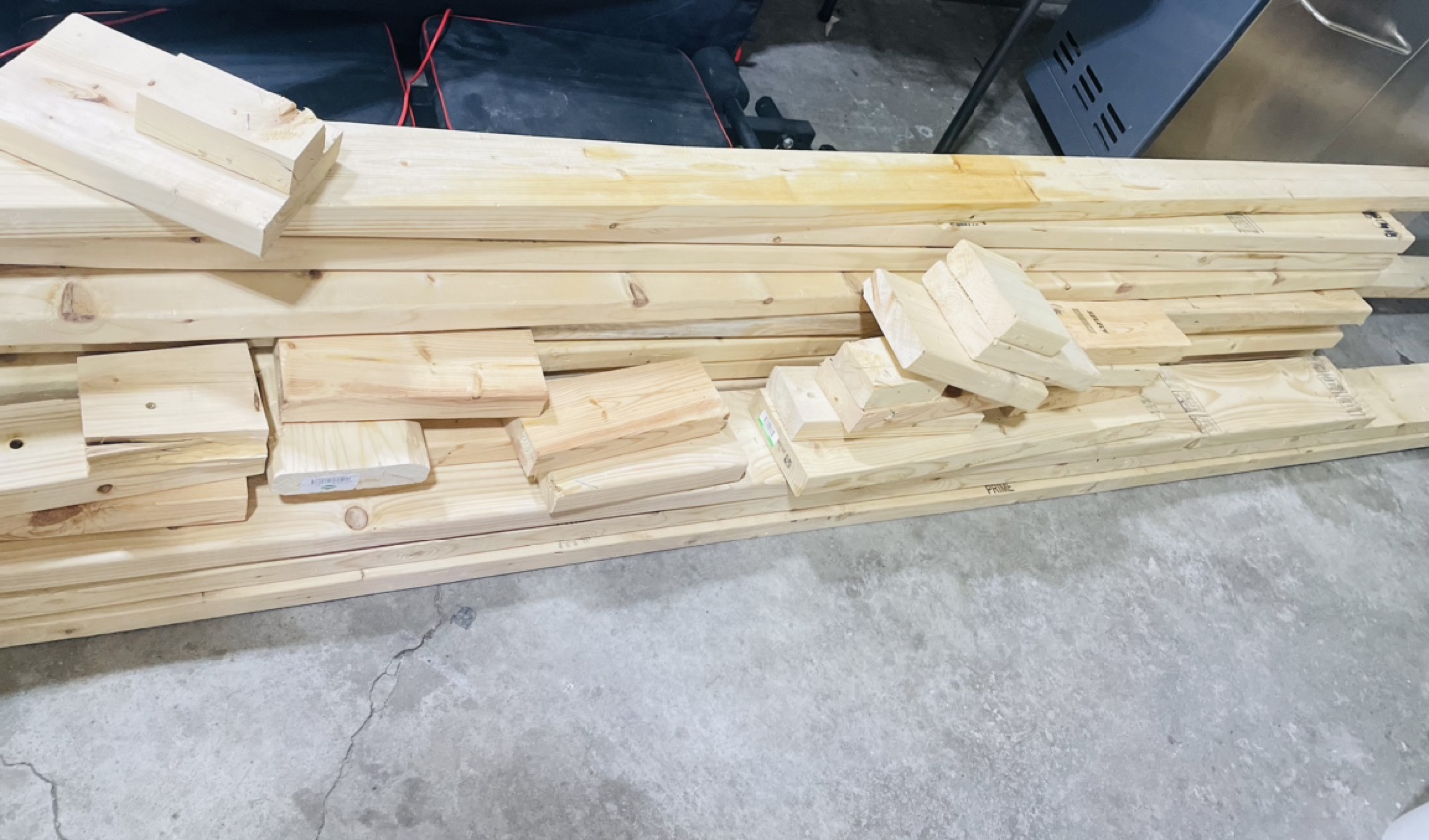 Untreated Pine Lumber Scraps