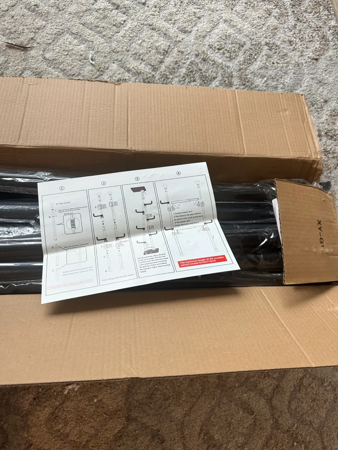 Rebrilliant Heavy Duty Rolling Garment Rack image indicator(4)