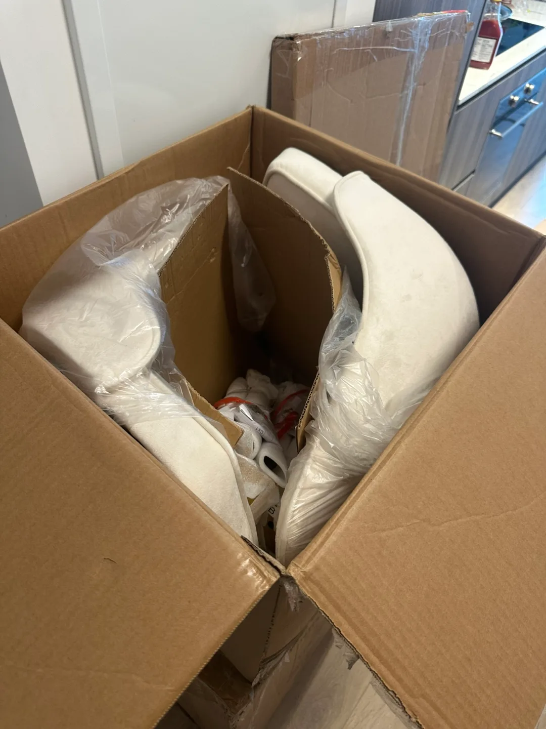 New Jeffan Dining Chair - White Velvet image indicator(2)