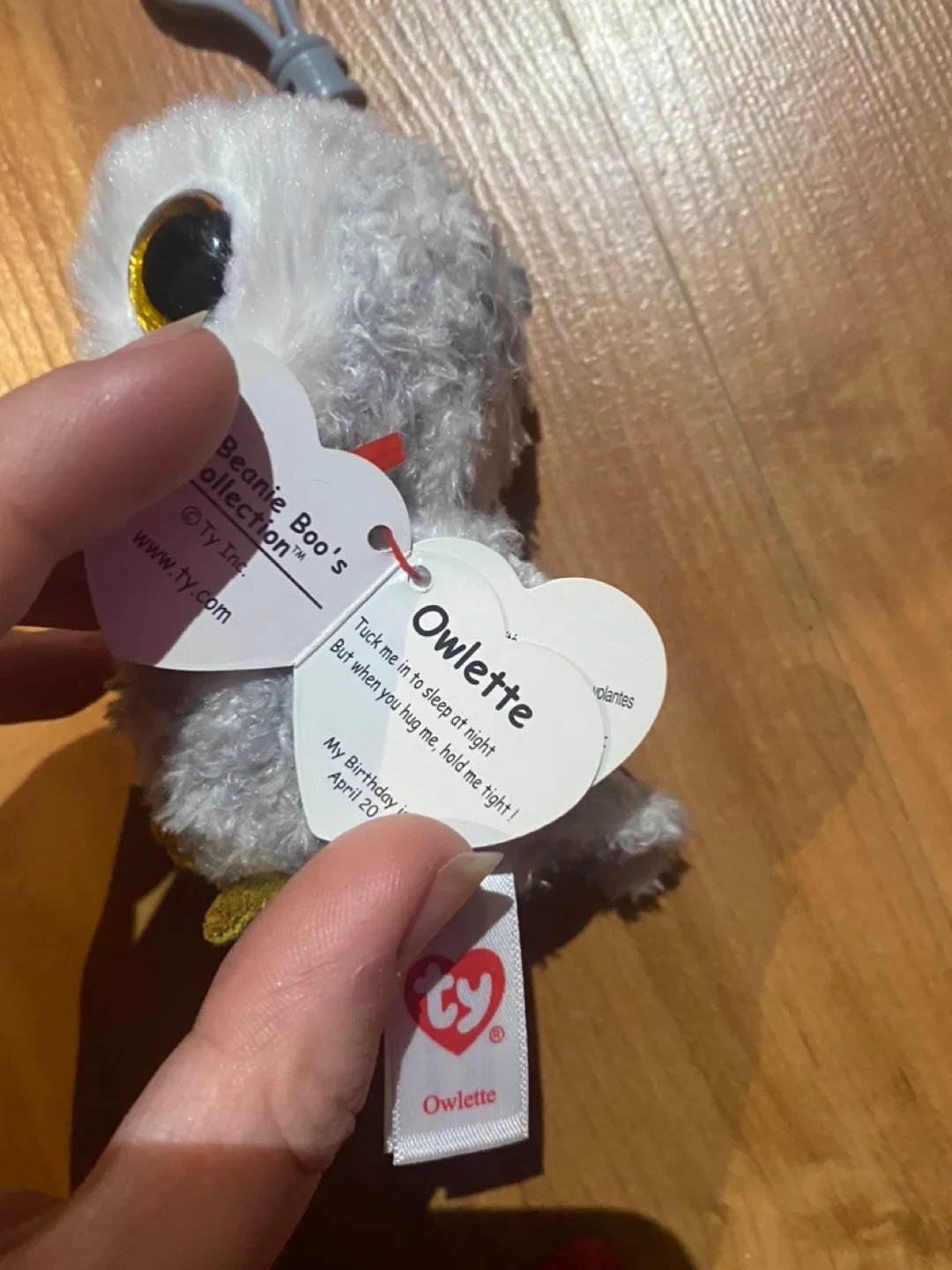 Owl TY Beanie BOOs KEYCHAIN image indicator(2)