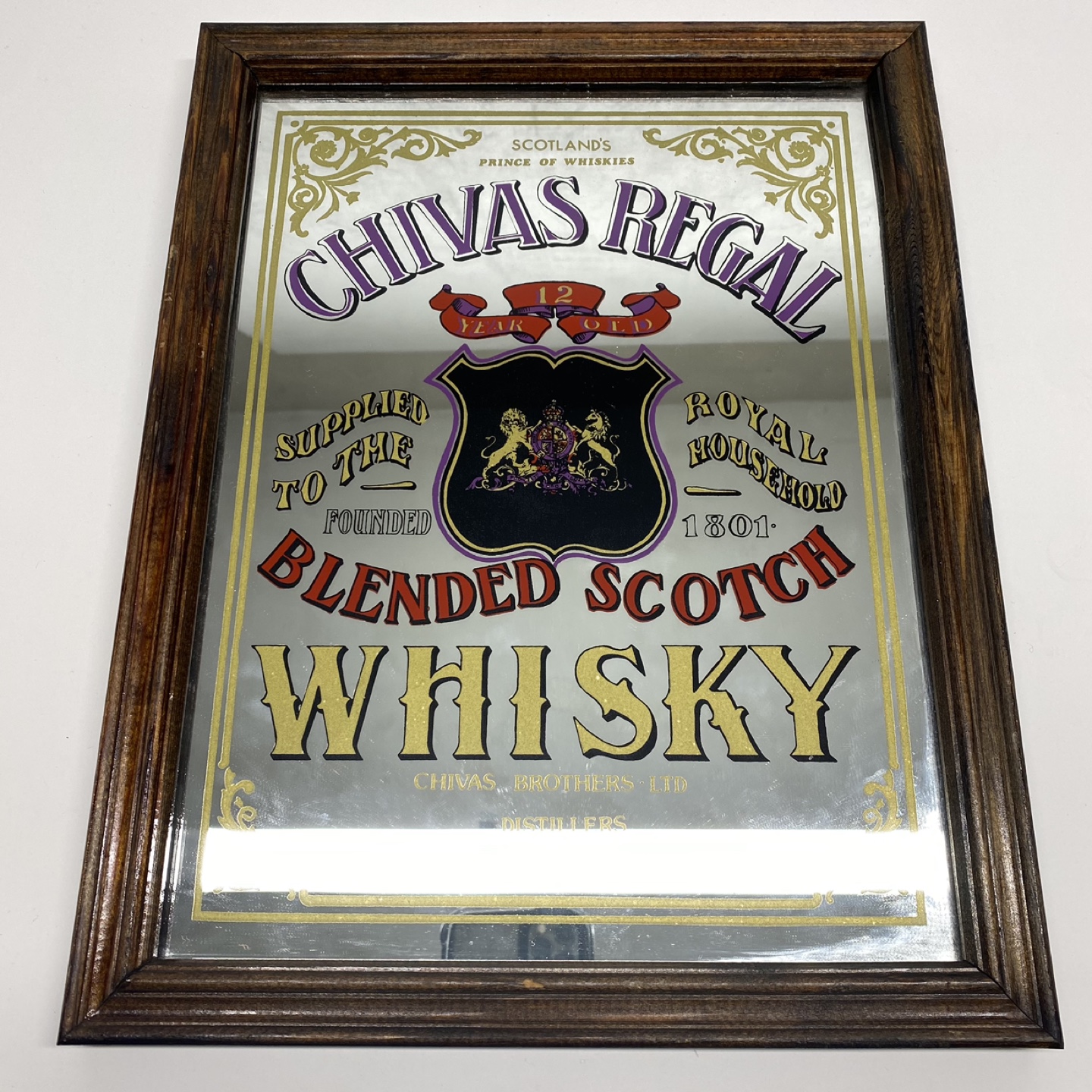 Vintage Chivas Regal Blended Scotch Whisky Mirror - photo 2