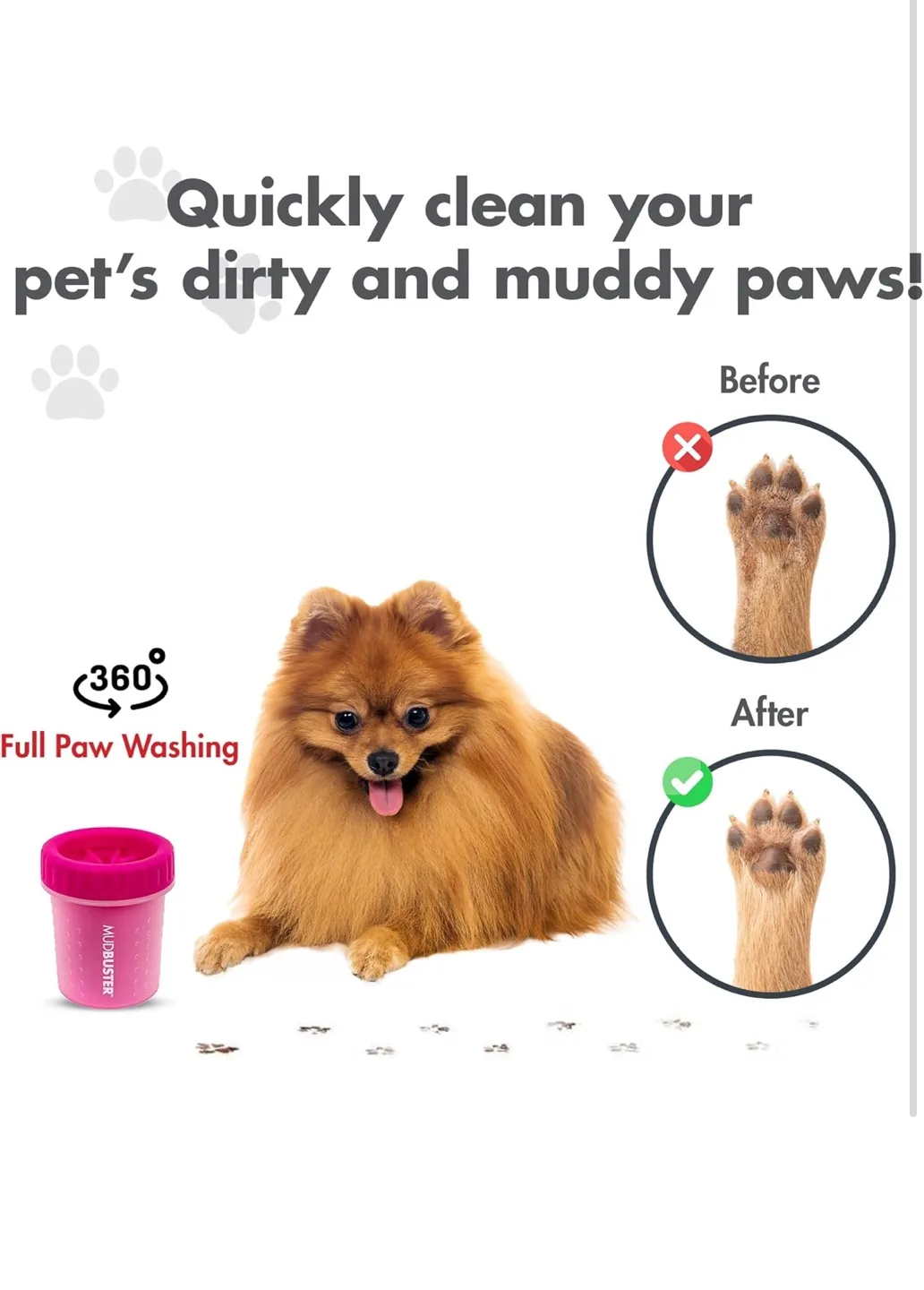 Dexas Dog Paw Cleaner image indicator(3)