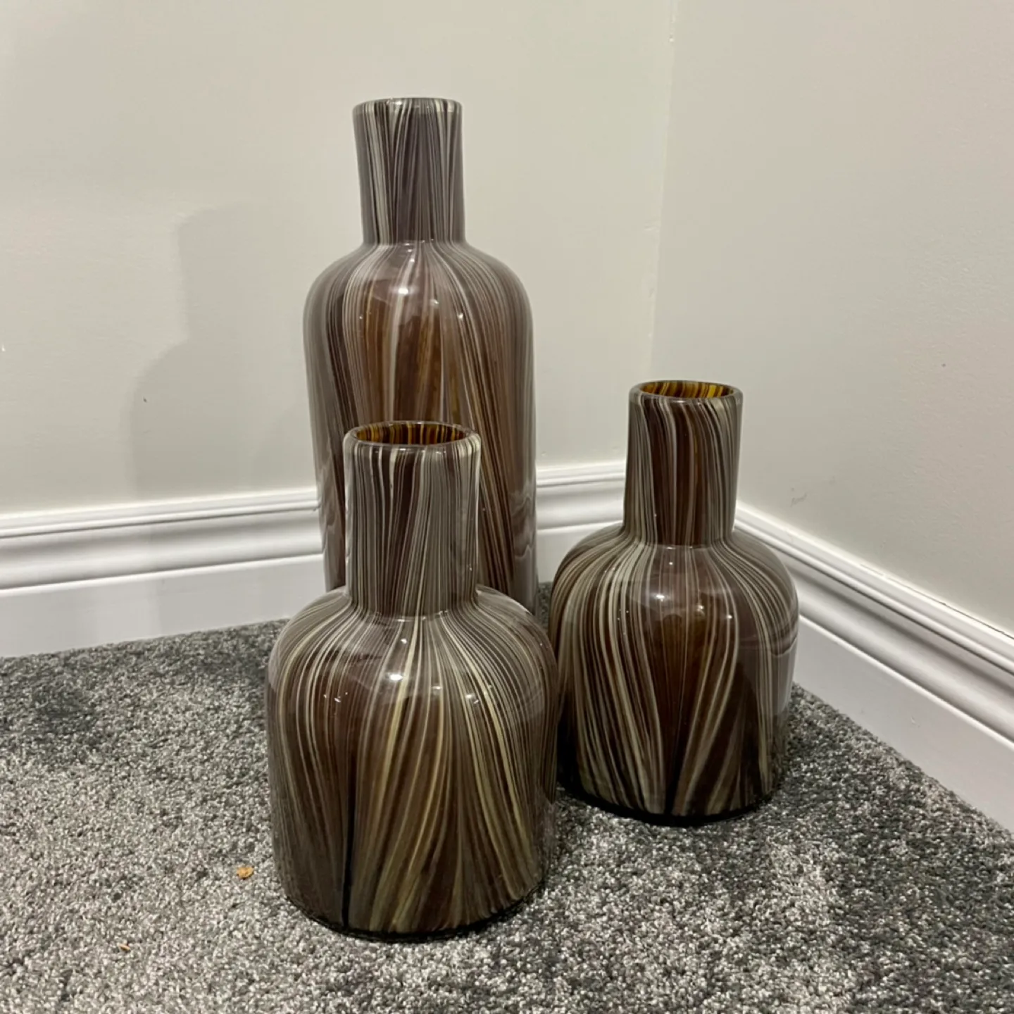 Set of Three Bowring Shitake Vases image indicator(3)