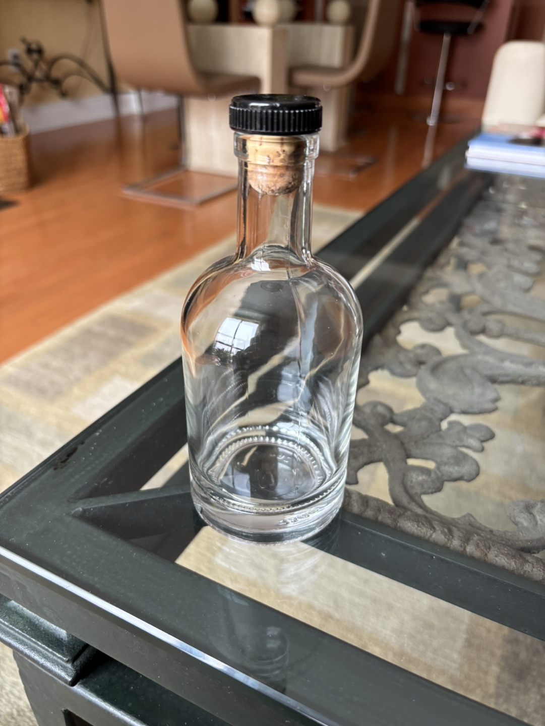 Empty 250ml Glass Bottle with Cork