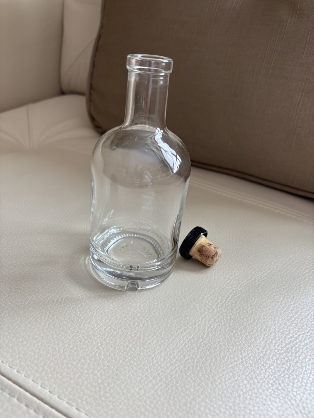 Empty 250ml Glass Bottle with Cork - photo 2