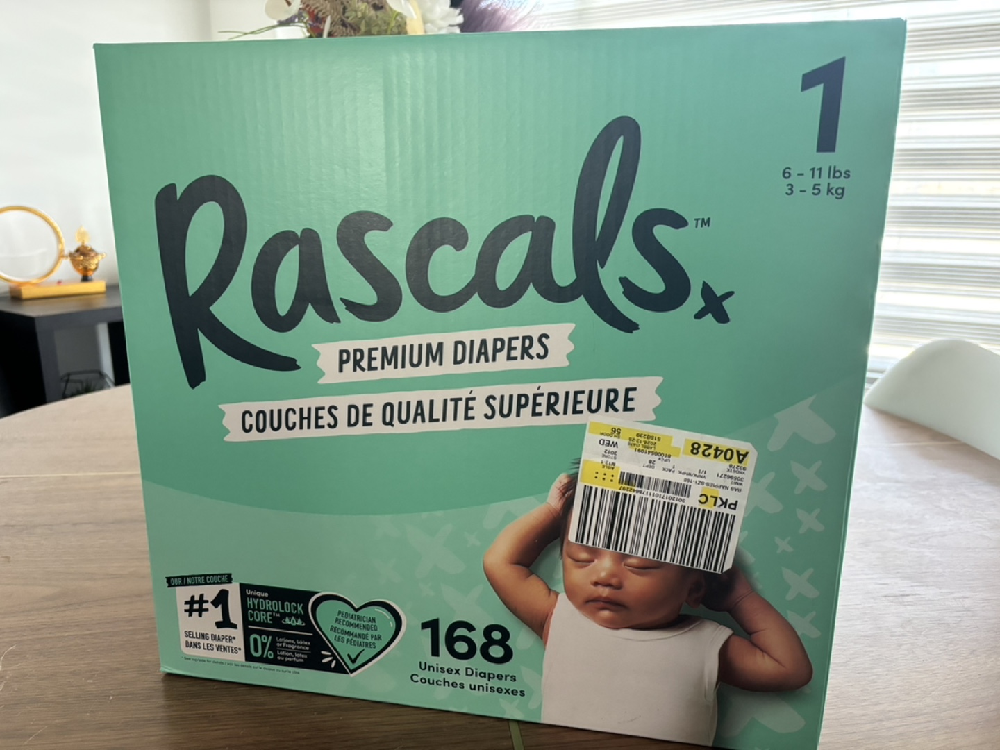 Rascal+ Premium Diapers Size 1 - photo 2