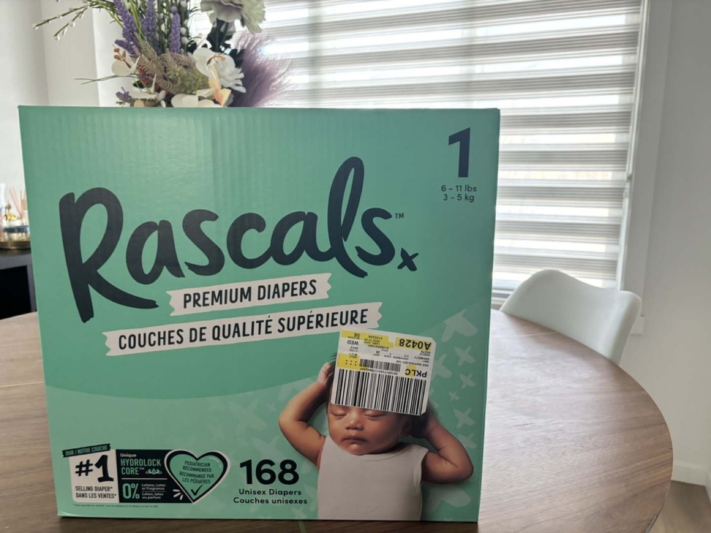 Rascal+ Premium Diapers Size 1