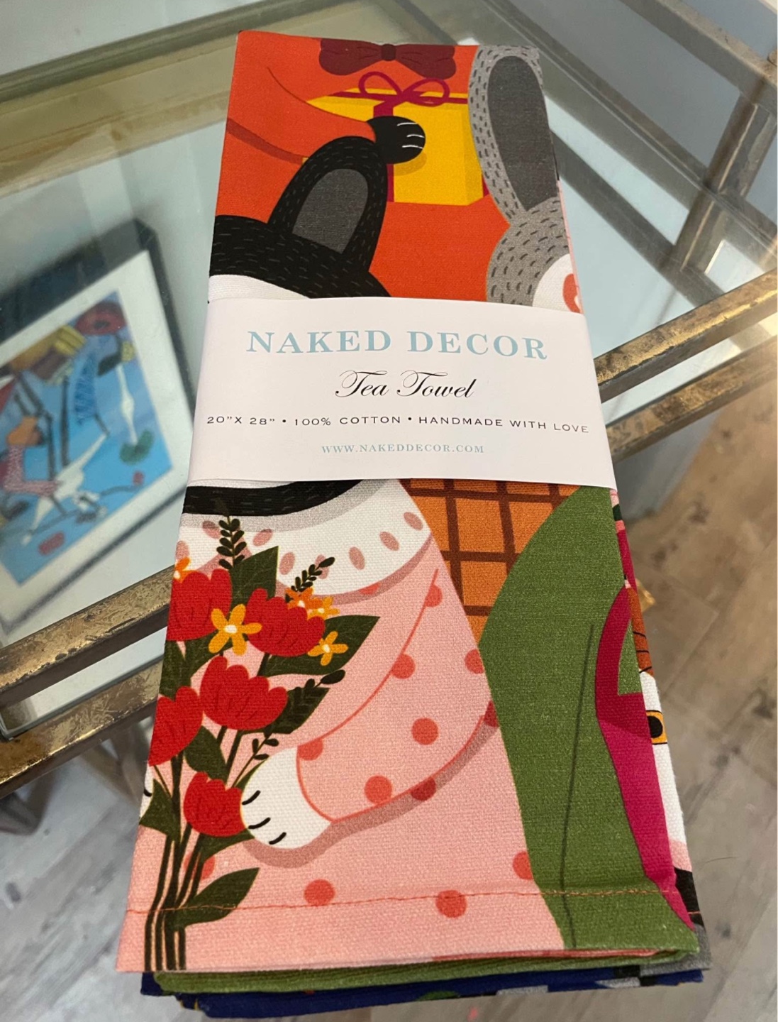 Bunnies Tea Towel NEW - photo 2