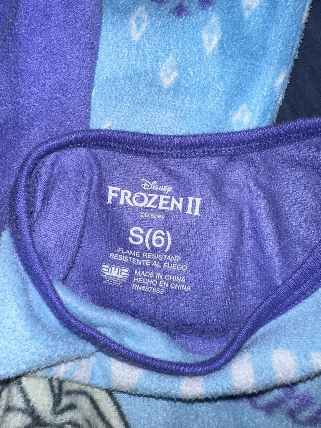 #freecycle Girls Frozen II Size S(6) Pajamas image indicator(2)