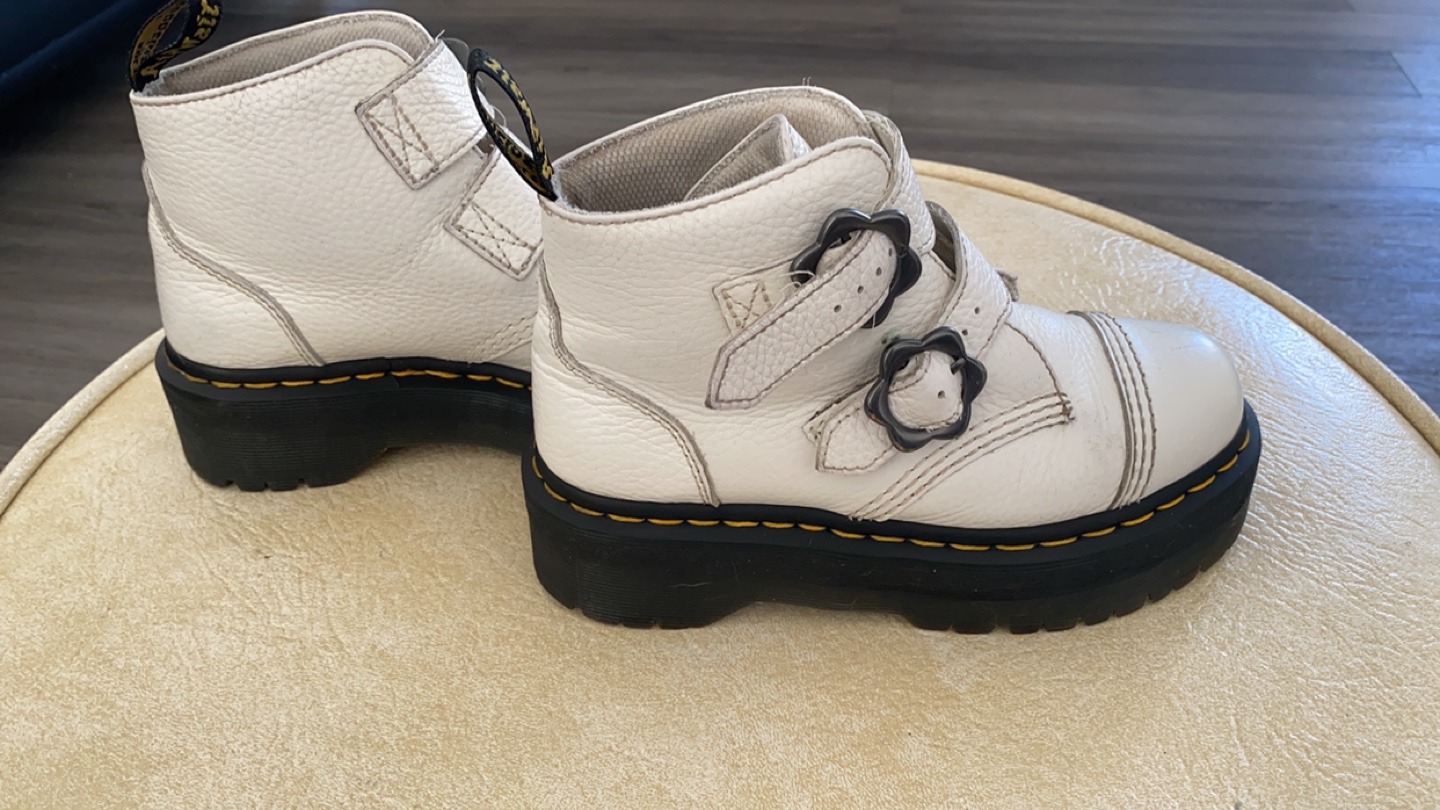 Dr. Martens x Aries White Leather Boots - photo 2
