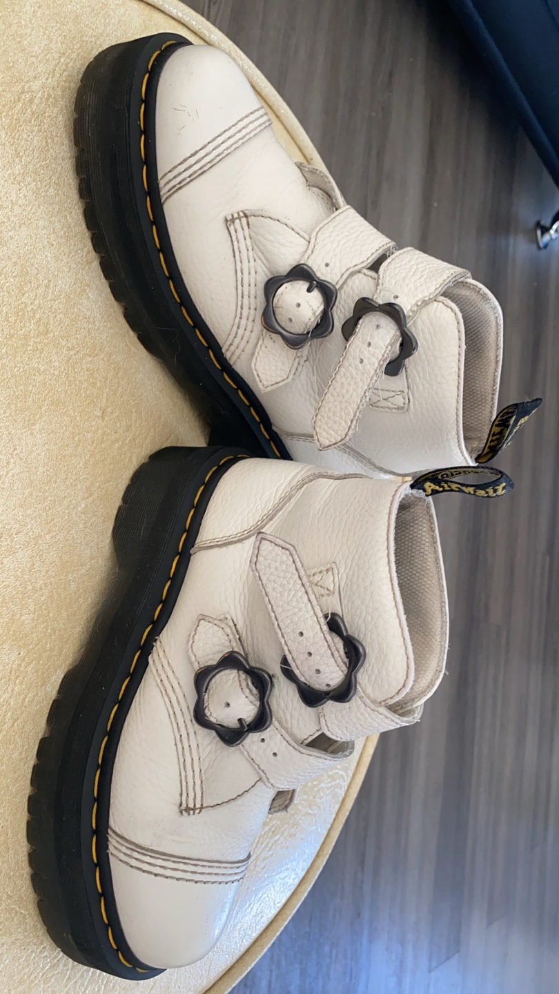 Dr. Martens x Aries White Leather Boots