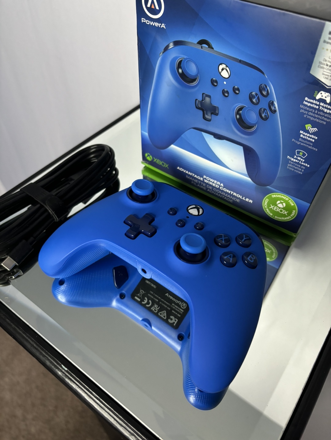 PowerA Advantage Wired Controller for Xbox - Blue - photo 3