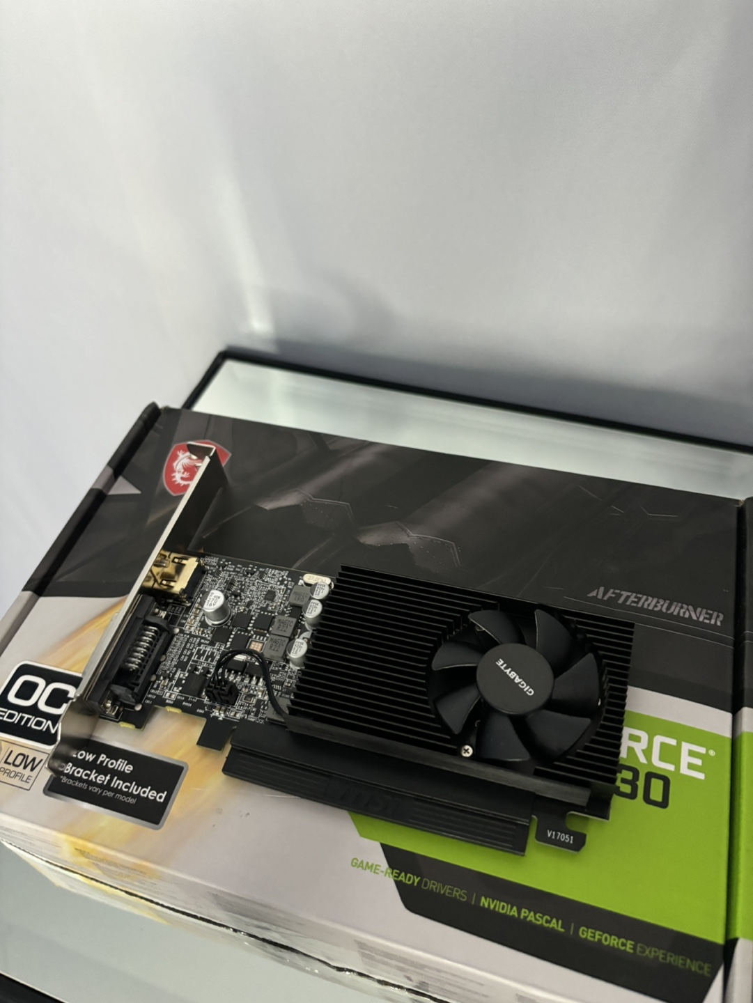 MSI GeForce GT 1030 OC Low Profile Graphics Card - photo 3
