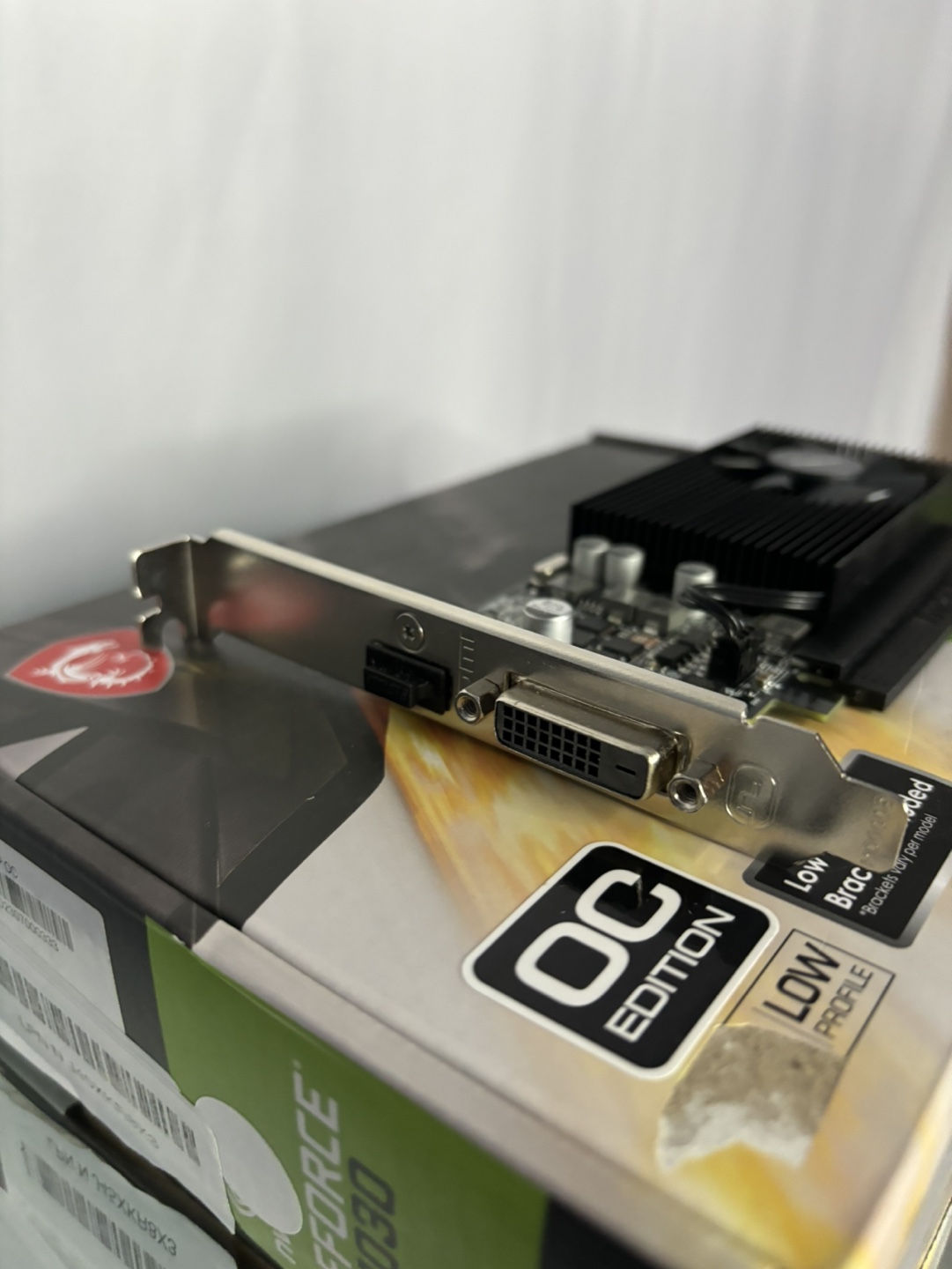 MSI GeForce GT 1030 OC Low Profile Graphics Card - photo 4