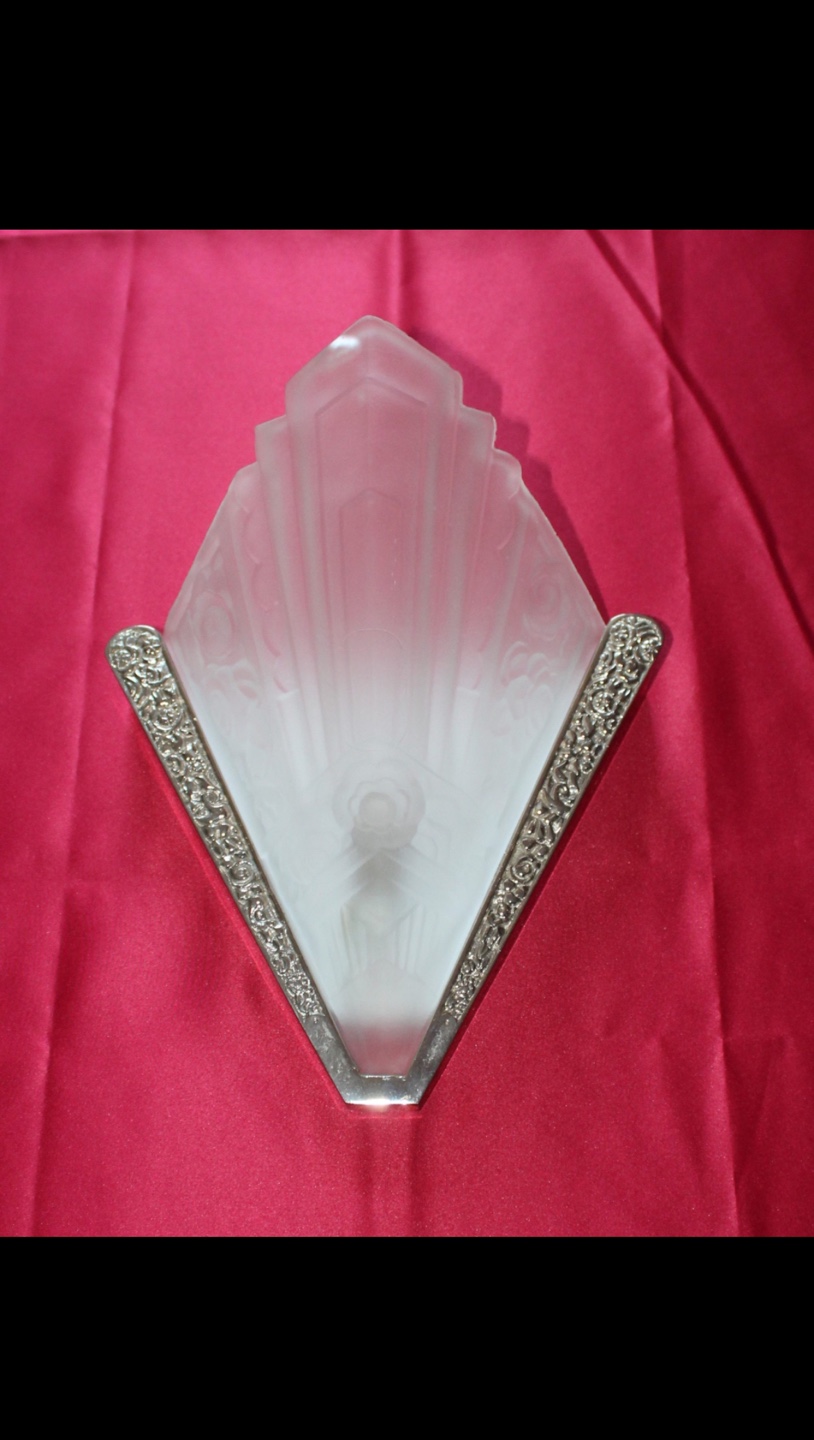 6 Art Deco style wall sconces
