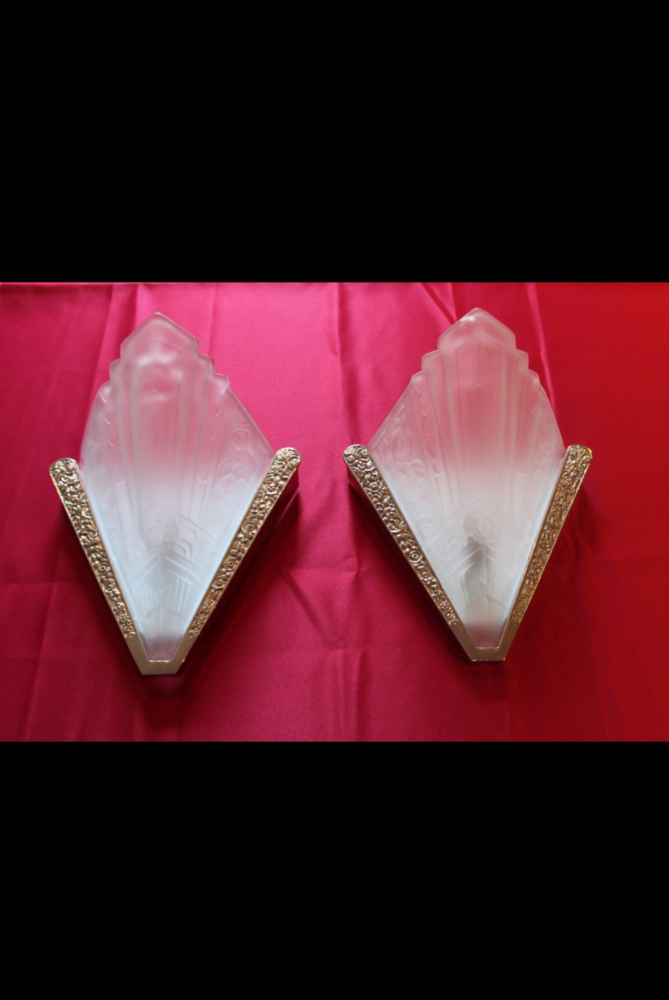 6 Art Deco style wall sconces - photo 2