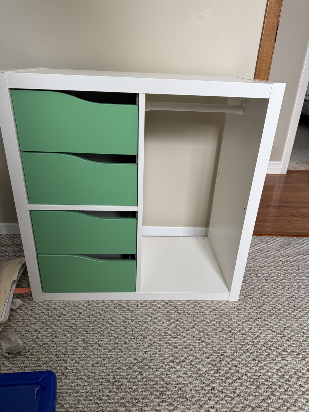 IKEA Kallax Cube Storage Unit with Drawers