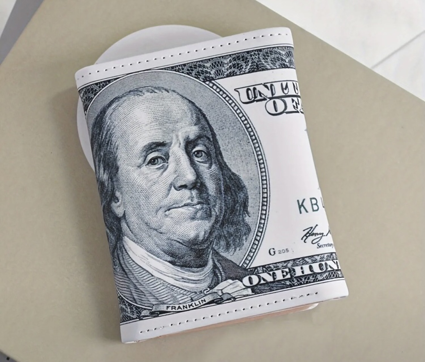 100 Dollar Bill Trifold Wallet - photo 2