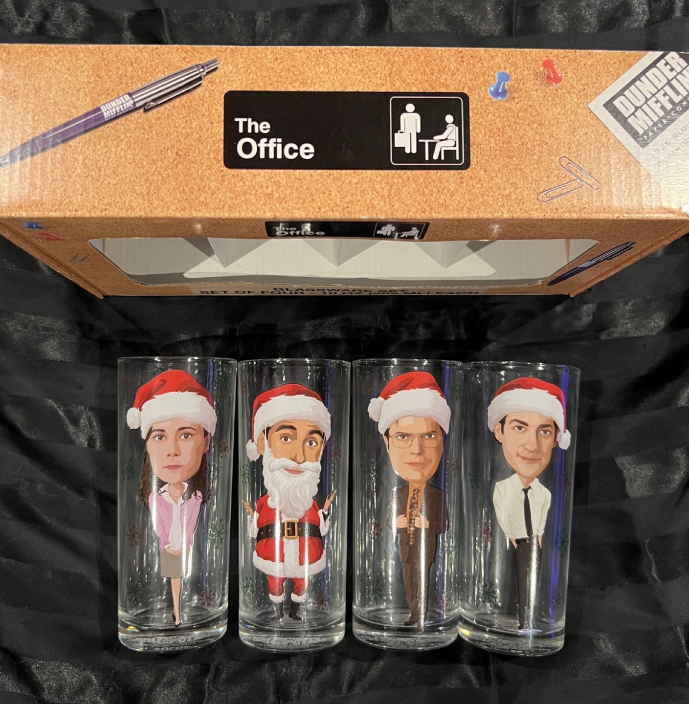 The Office Holiday Glassware Set - photo 2