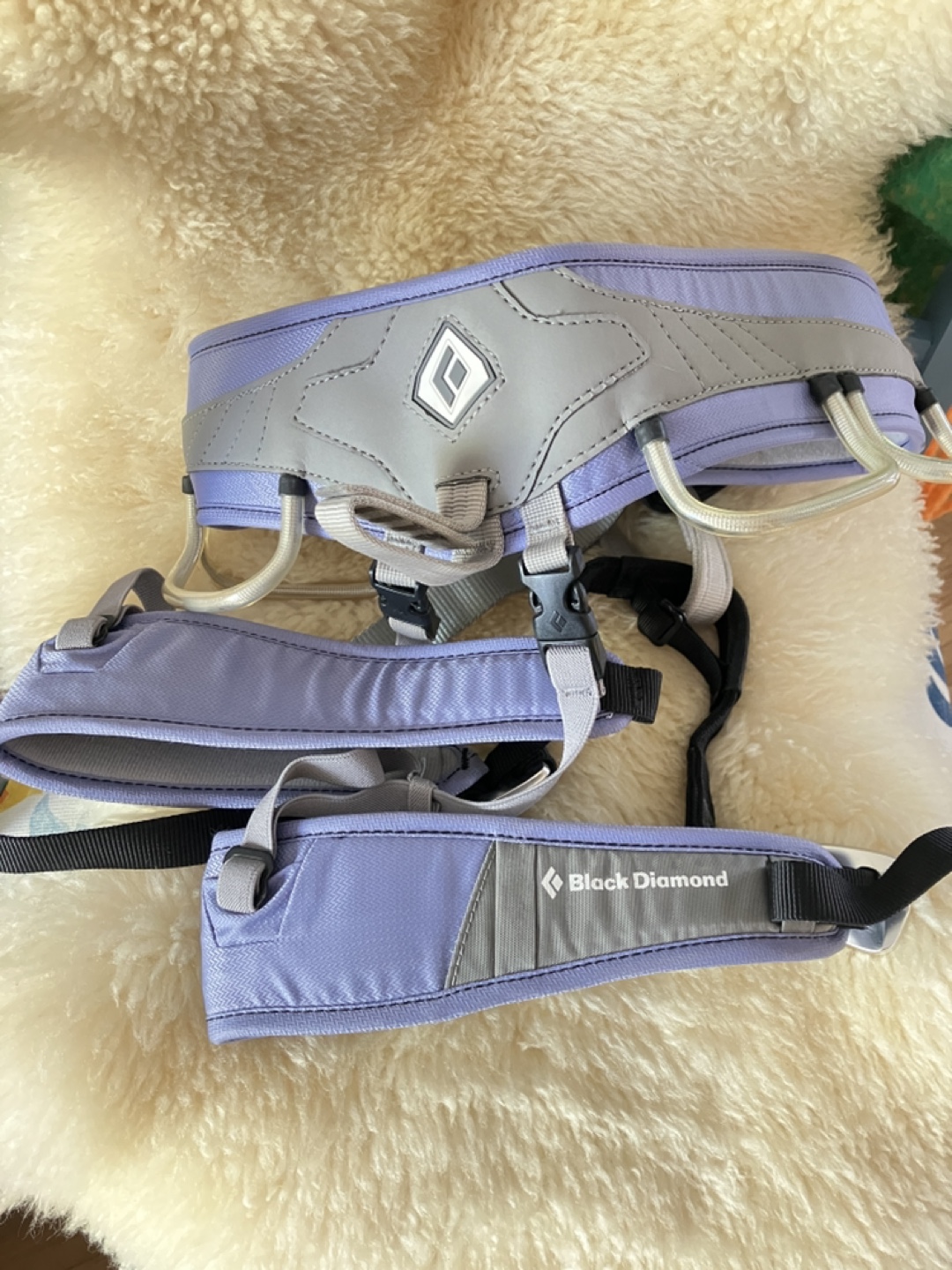 Black Diamond. rock climbing harness- Size Small