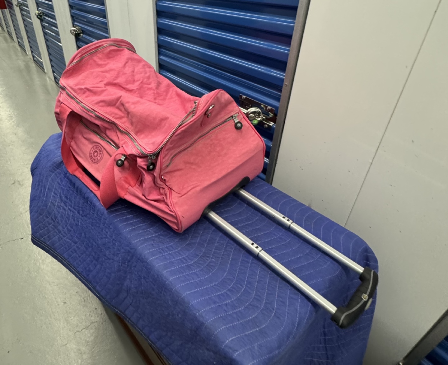 Pink Kipling Rolling Duffle Bag - photo 3