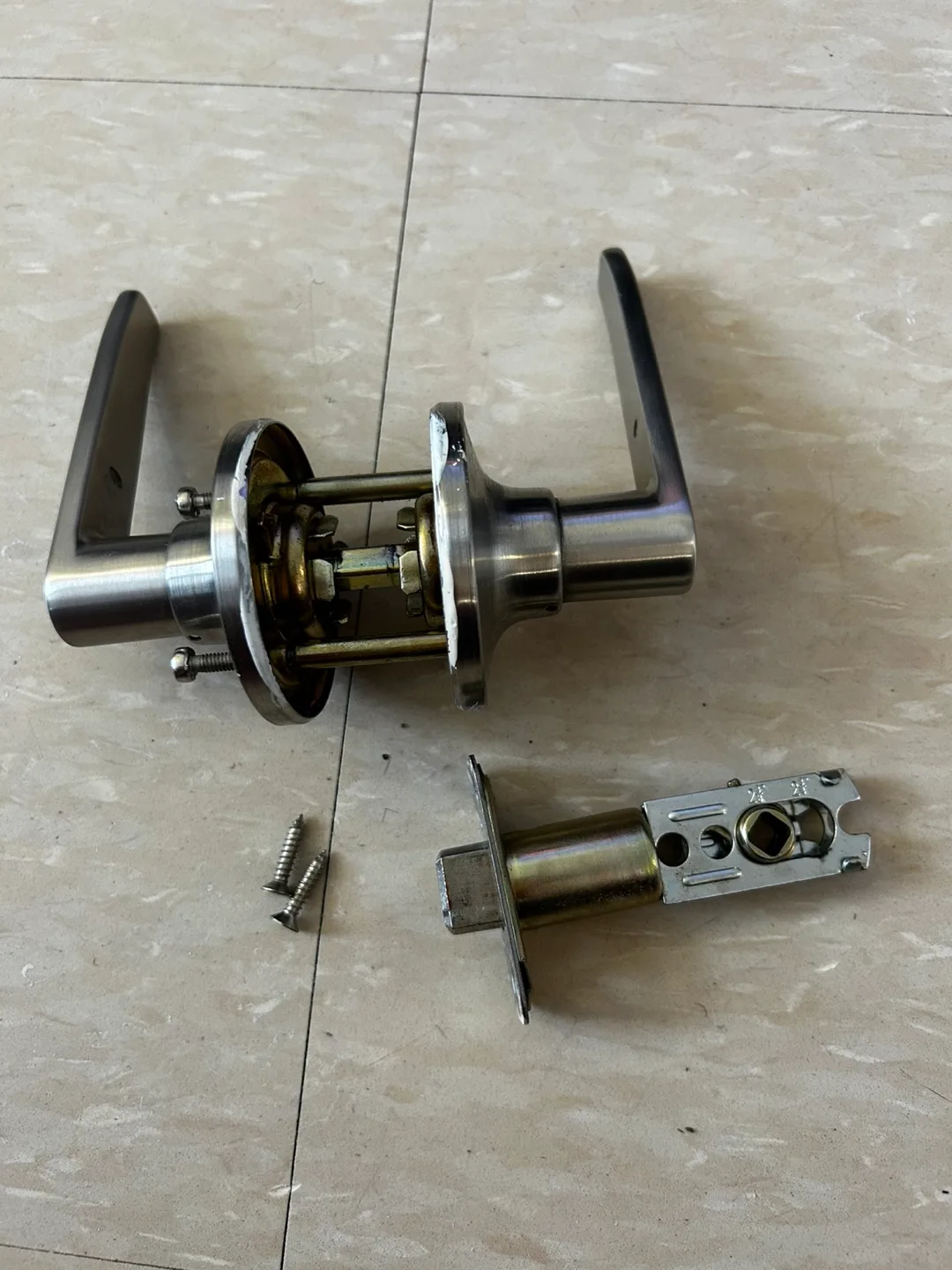 Door Handle Set - Satin Nickel image indicator(2)