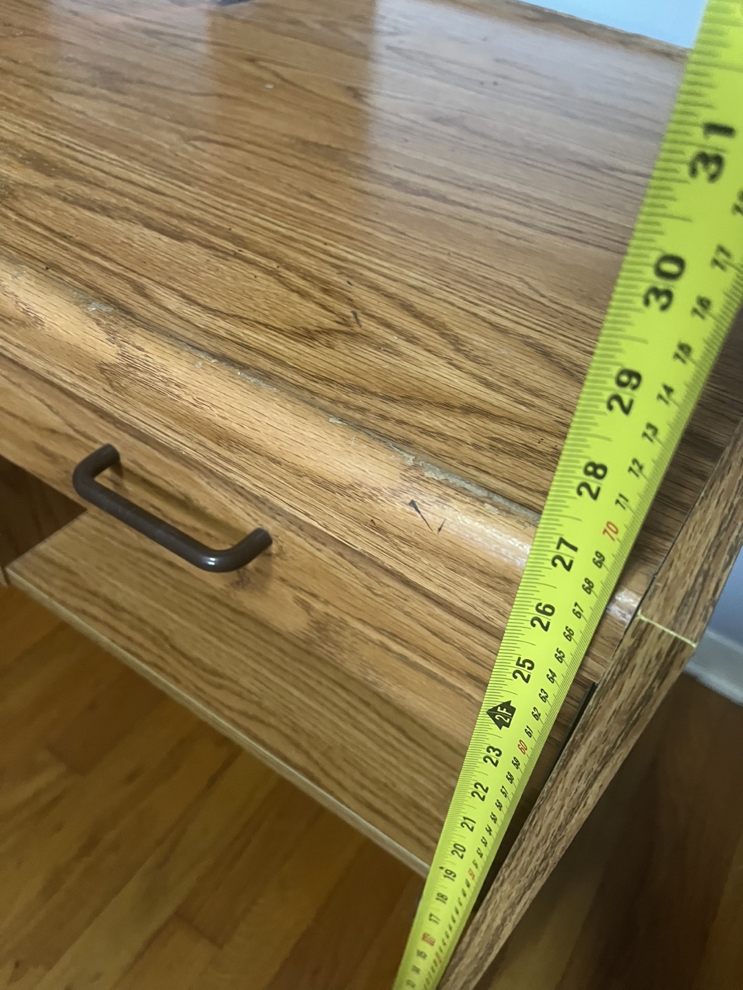 Wooden Computer Desk with Hutch - photo 3