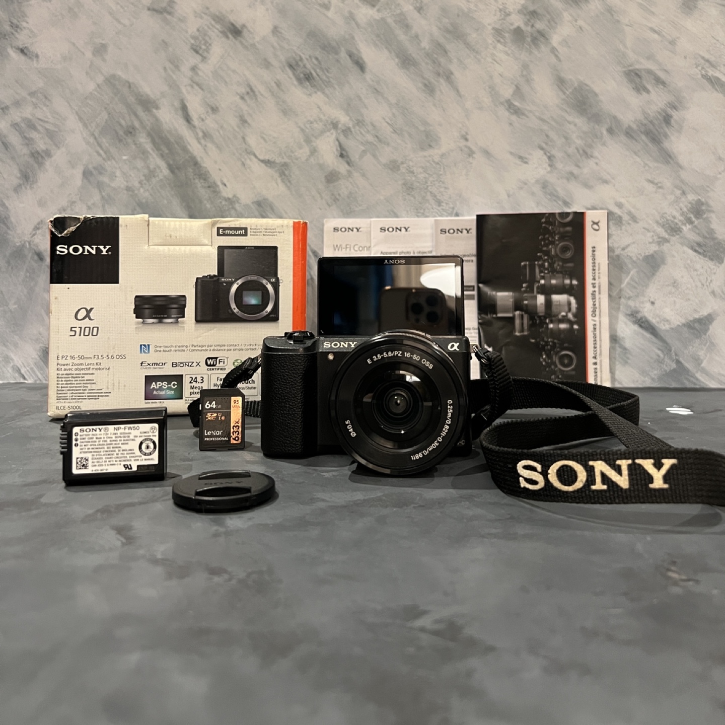 Sony Alpha a5100 Mirrorless Camera with Lens